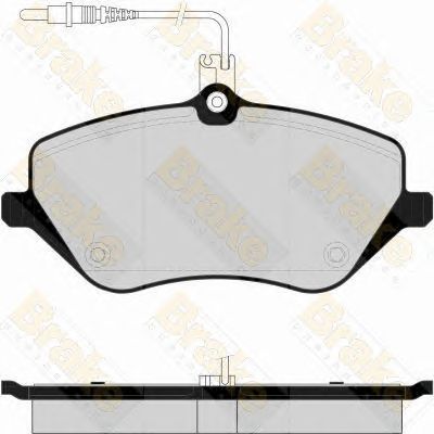 BRAKE ENGINEERING pa1573 -  Комплект тормозных колодок, дисковый тормоз